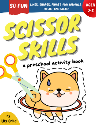 Scissor Skills Lines: Fun Scissor Skills Activity Pad, 50 Cutting