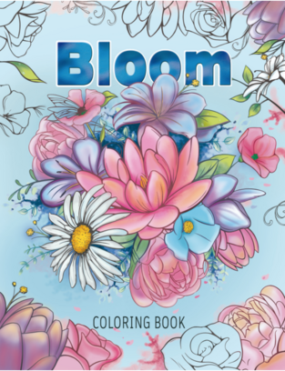 Beautiful Flower Coloring Book for Adults: The Ultimate Coloring