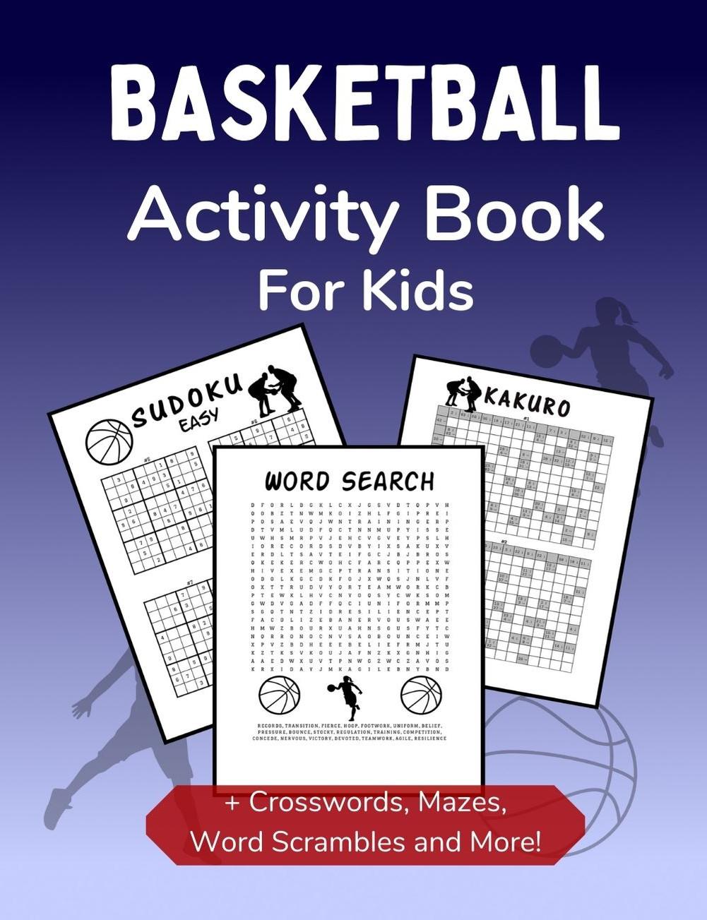 Get your free copy of Basketball Activity Book for Kids by Curveball