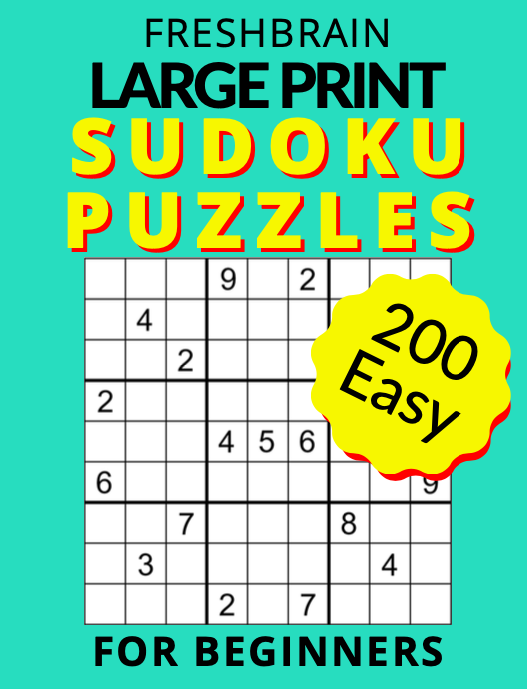 get your free copy of freshbrain large print sudoku