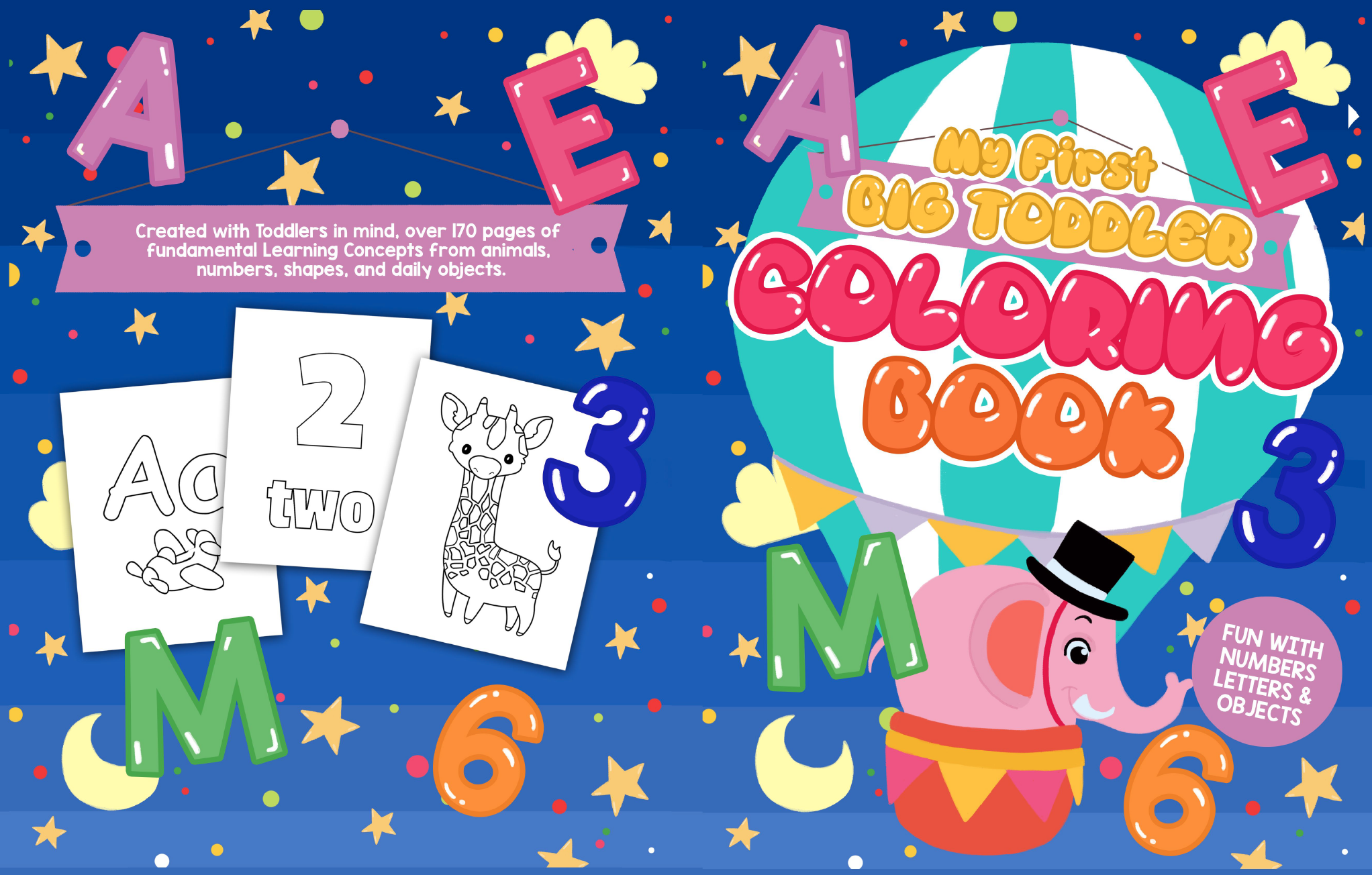 Get your free copy of My First Big Toddler Coloring Book | Fun with