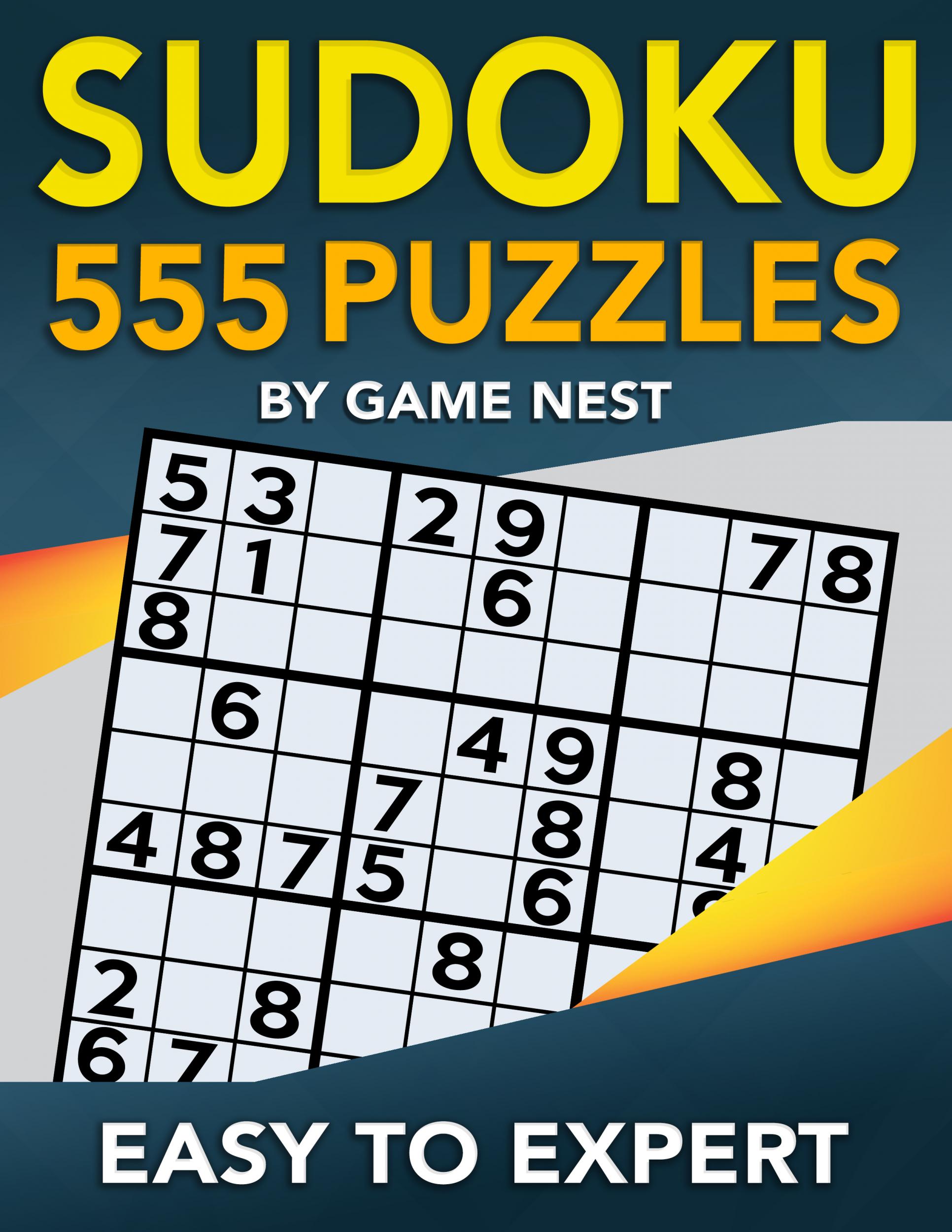 arc for sudoku 555 puzzles easy to expert by game nest on booksprout